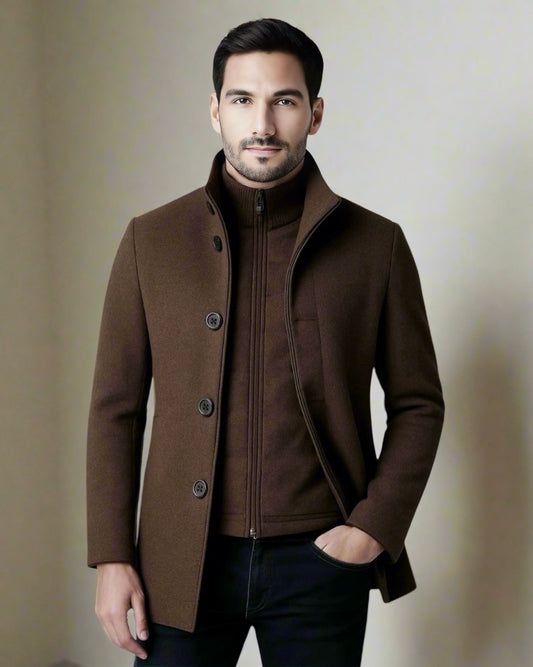 2H Brown Coat Jacket