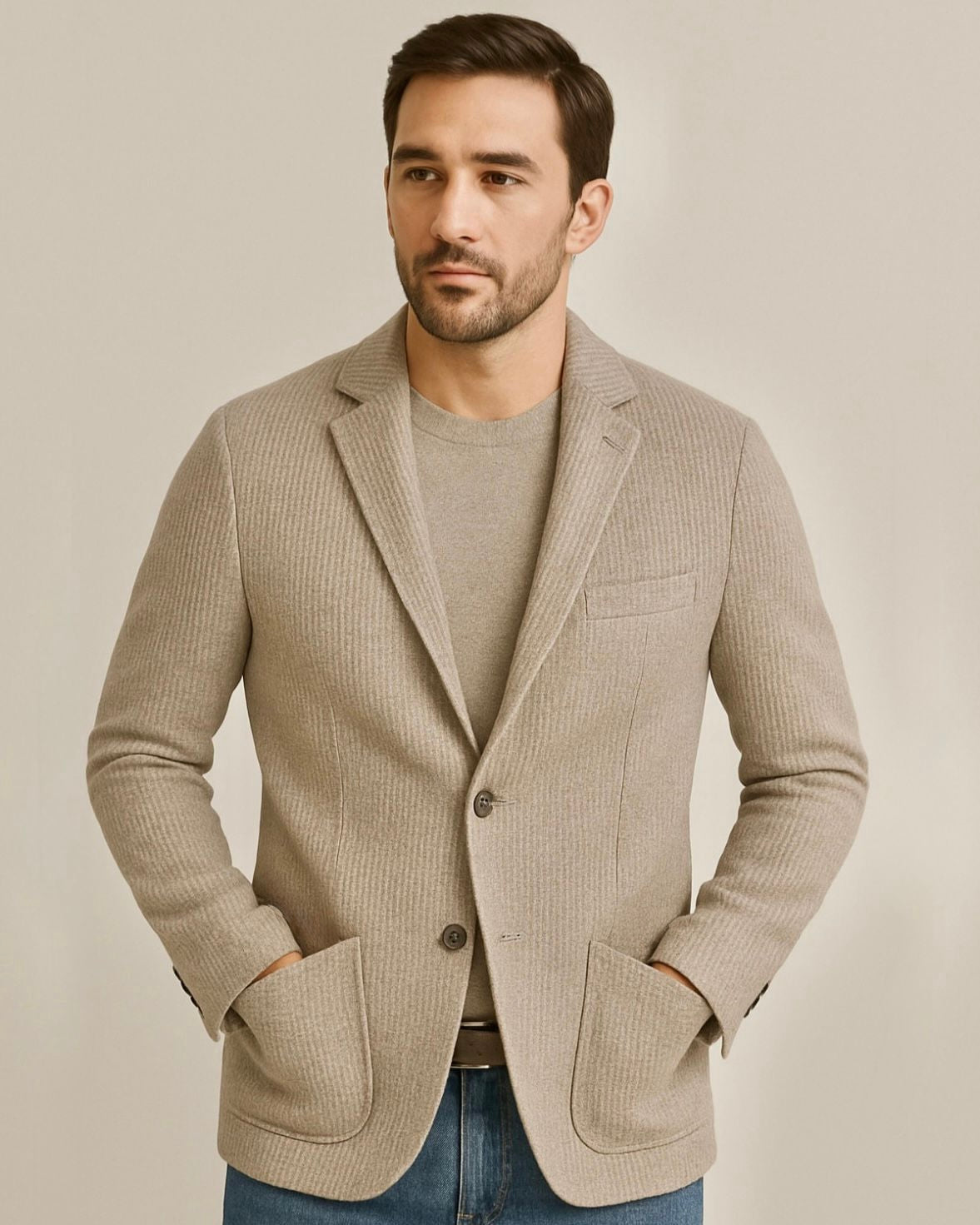 2H #291025 Knitted Blazer