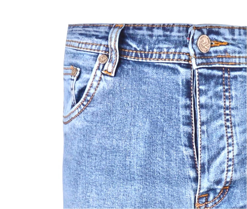 2H #111123 regular Light blue stone wash jeans Pant