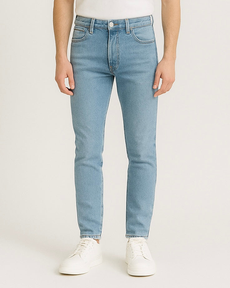 2H #TR.Light blue stone wash jeans Pant Slim Fit