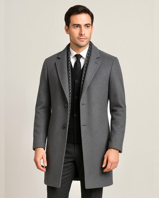 2H Gray Coat Jacket