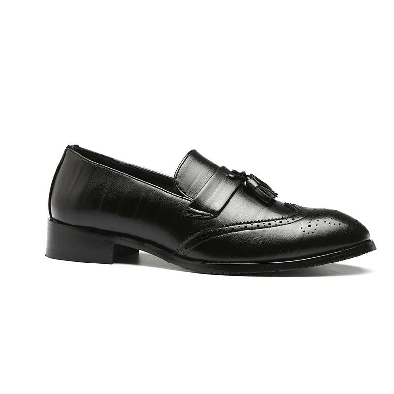 2H #B07 Black Classic Shoes