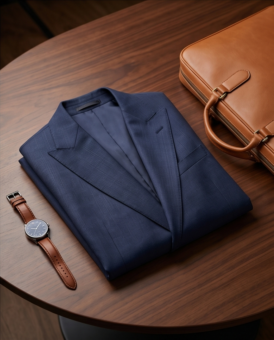 2H #003-1004-07 Navy Formal suit