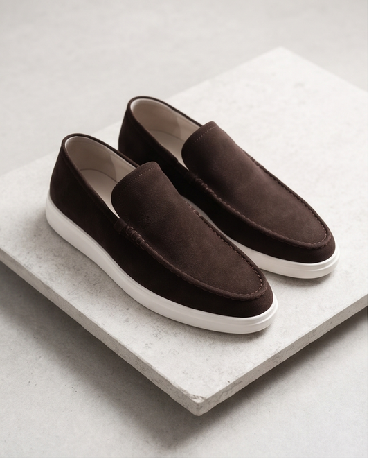 SALE! 2H #20 Genuine Leather Chamois Brown Casual Shoes