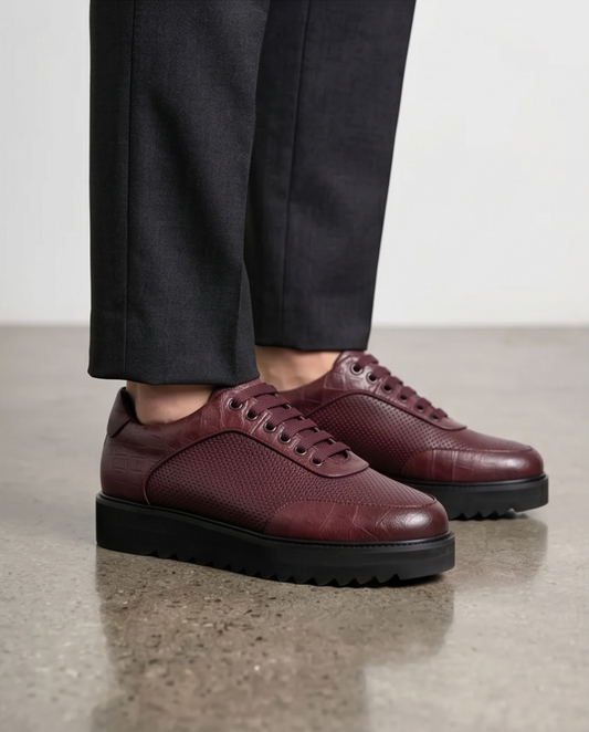 SALE! 2H #S8042-27-136 Genuine Leather Brown Casual Shoes