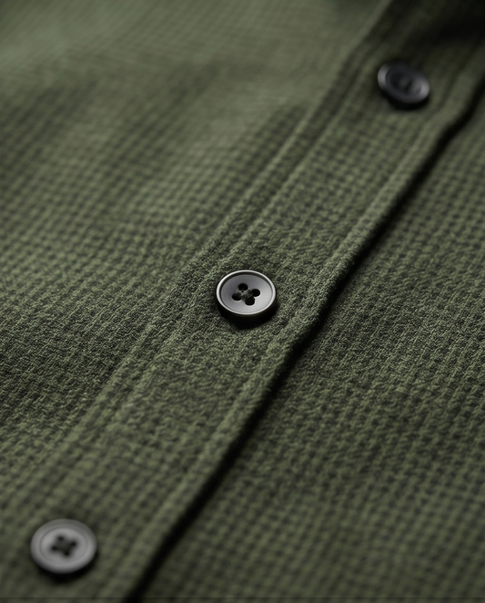 SALE! 2H #121025 Army Cotton Fleece Casual Shirt