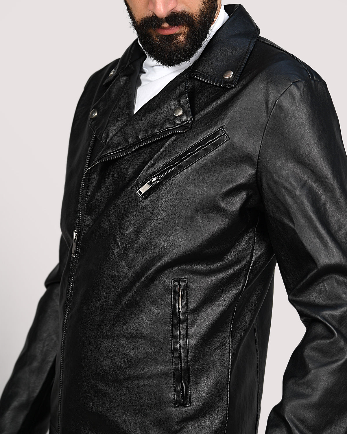 SALE! 2H #618 Black Leather Jacket