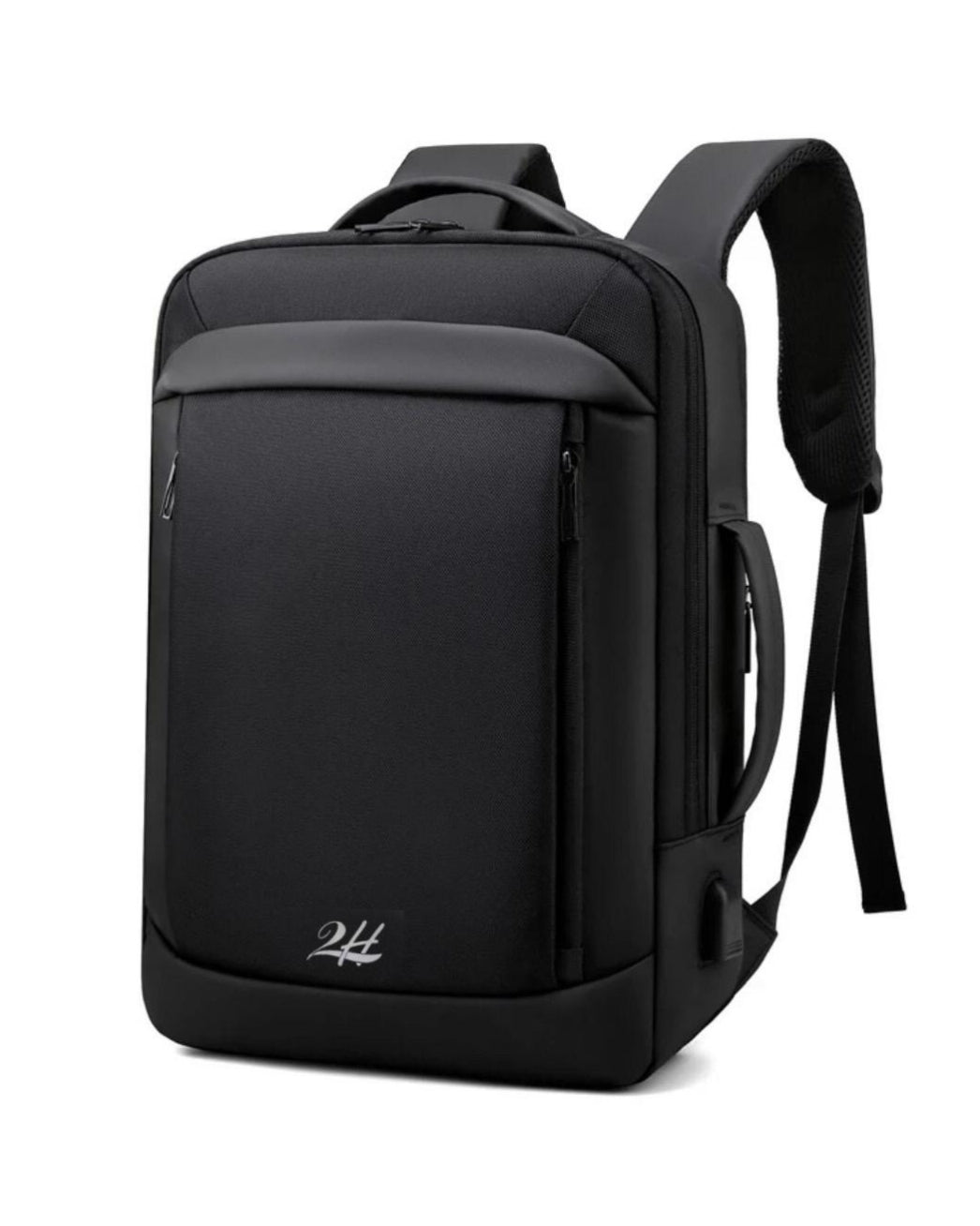 2H Black Duffle Back Bag