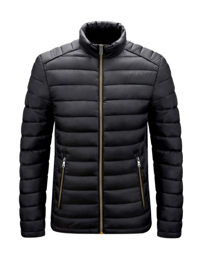 2H Black Winter Casual Jacket