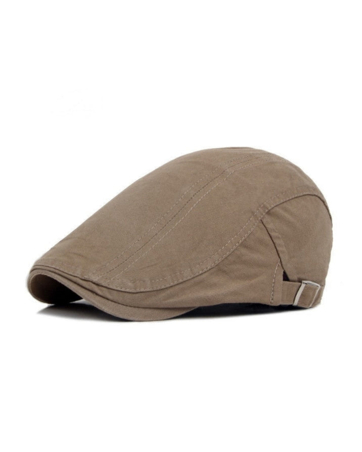 2H Beige Cotton Cap