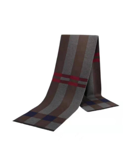 2H #089 Gray/Red Scarf