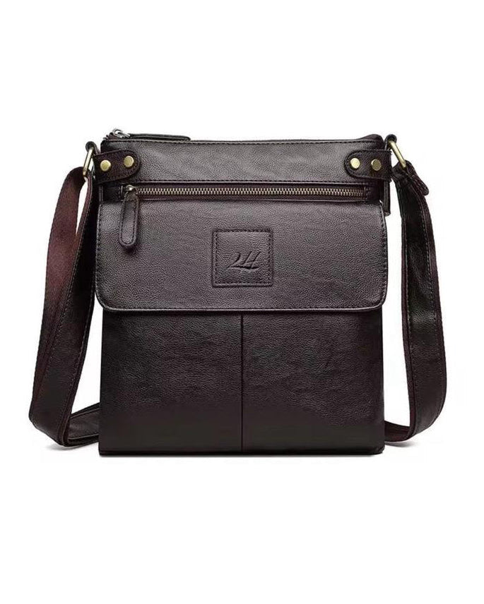 2H Genuine leather Brown bag