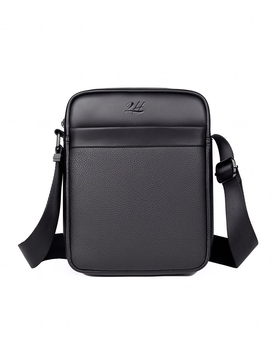 2H #SH01-2 Black Shoulder Messenger Bag