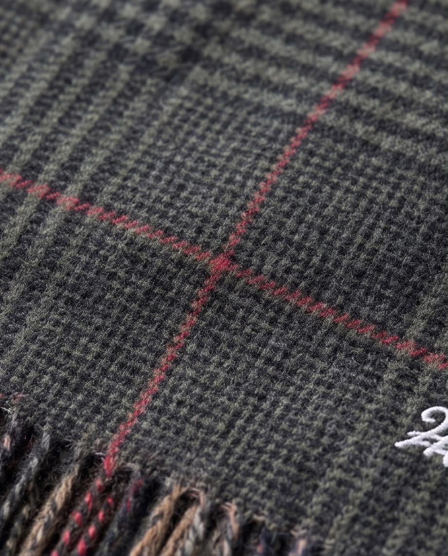2H Dark Gray Scarf