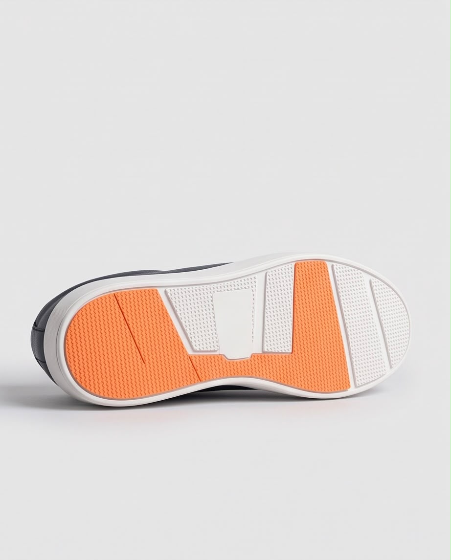 2H Navy Slip-On Casual Shoes