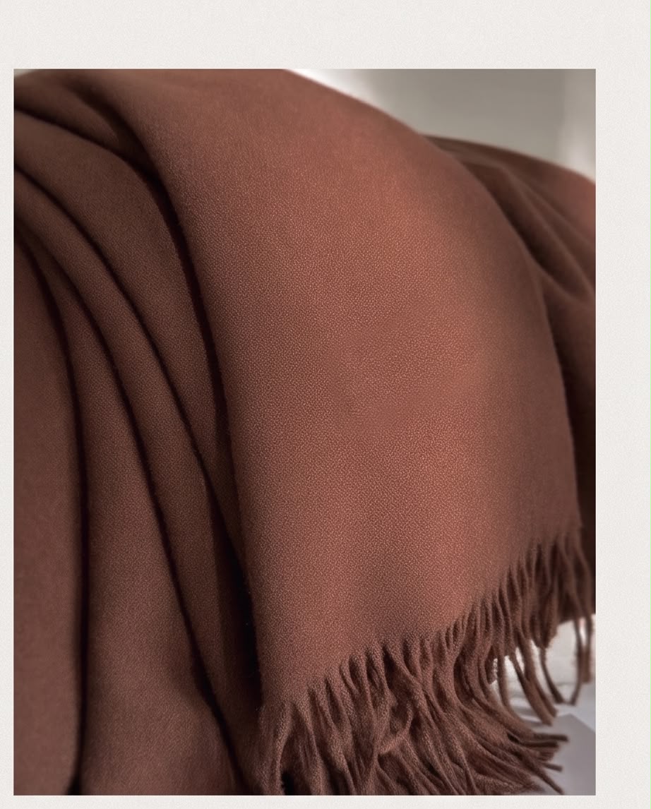 2H Brown Winter Scarf