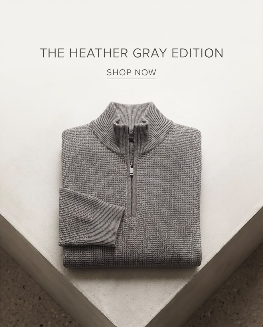 2H Gray Knitted Sweater With Zipper