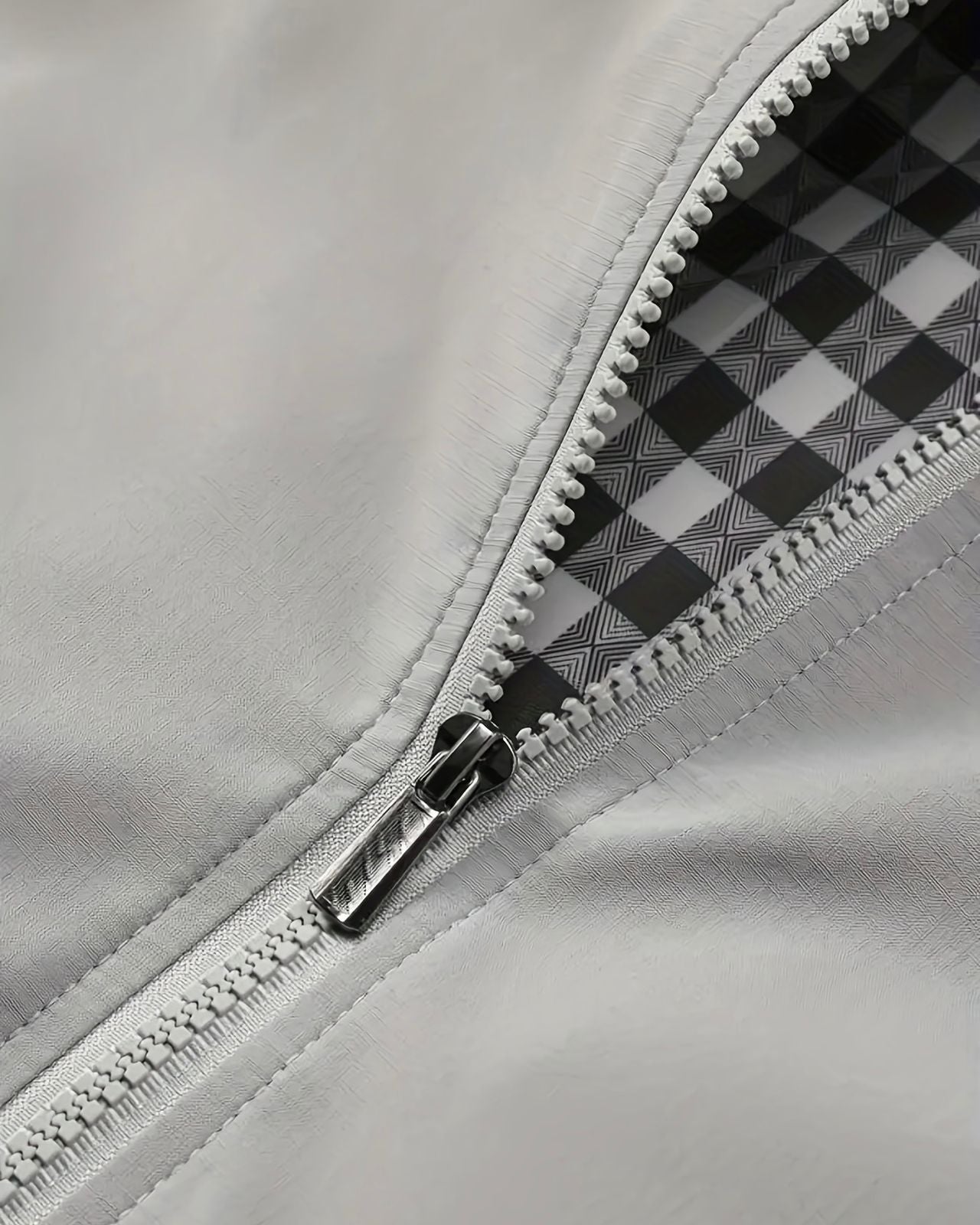 2H #8091 Light Gray Lightweight Casual Jacket