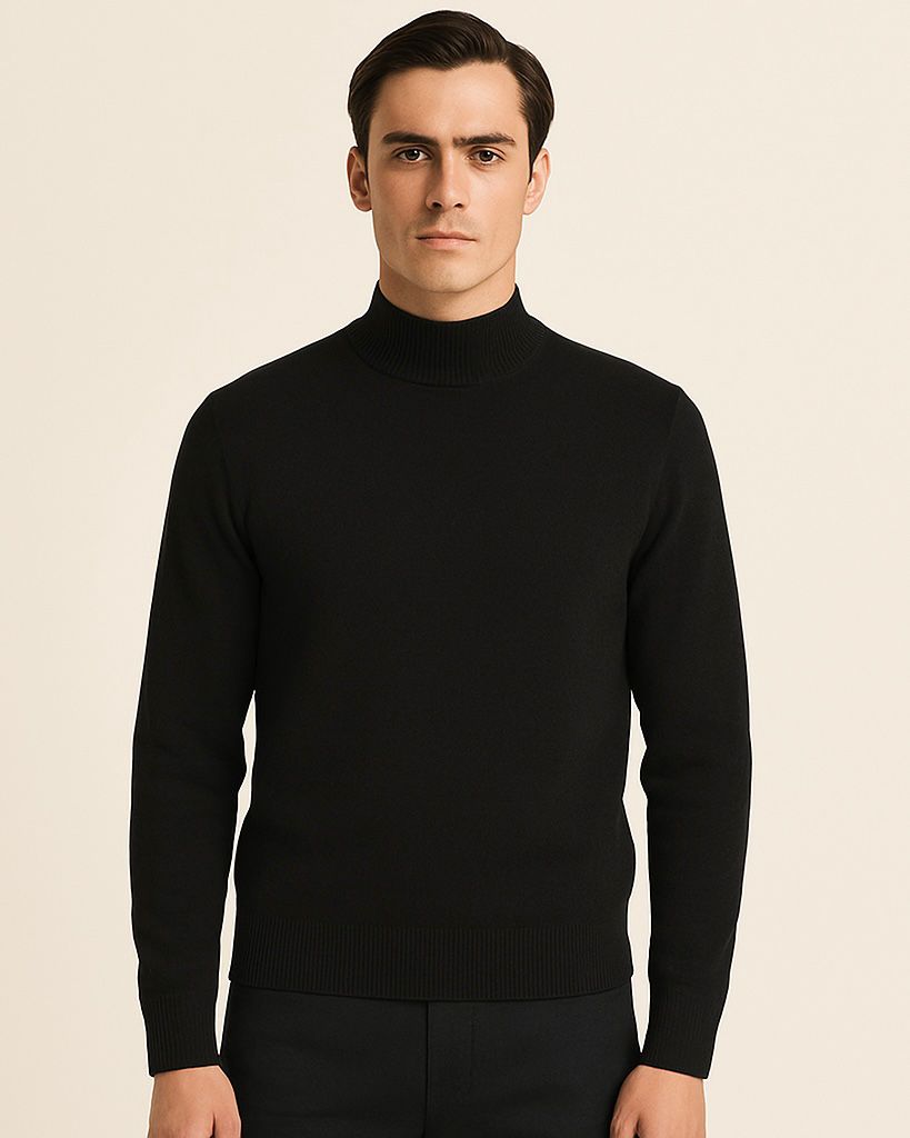 2H Middle Neck Knitted Sweater