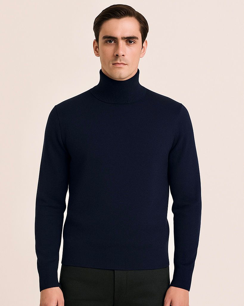 2H Turtle Neck Knitted Sweater