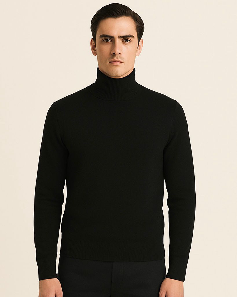 2H Turtle Neck Knitted Sweater