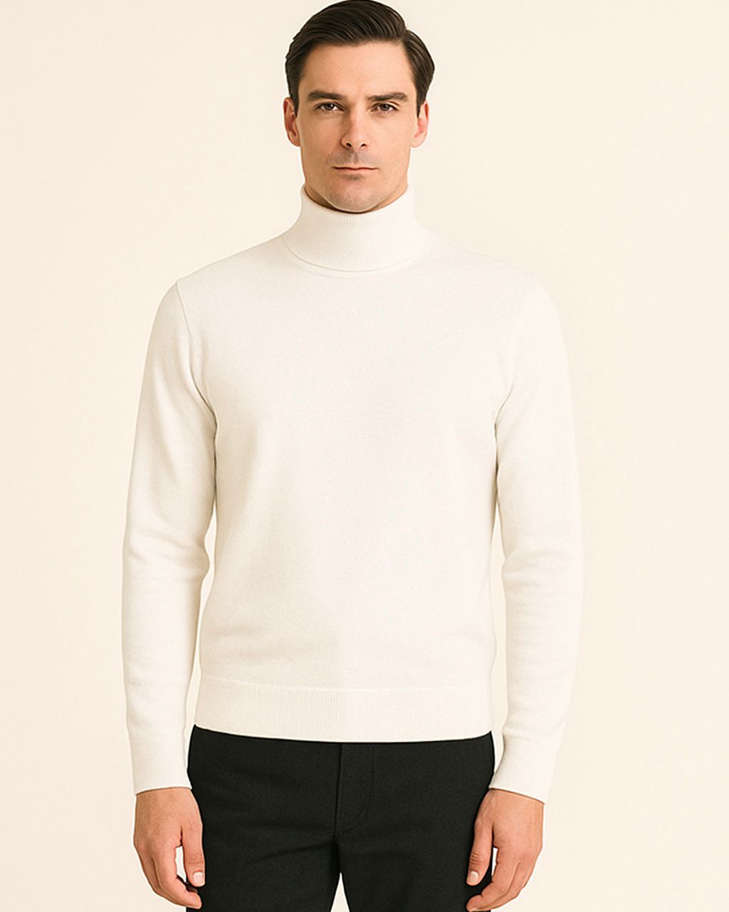 2H Turtle Neck Knitted Sweater