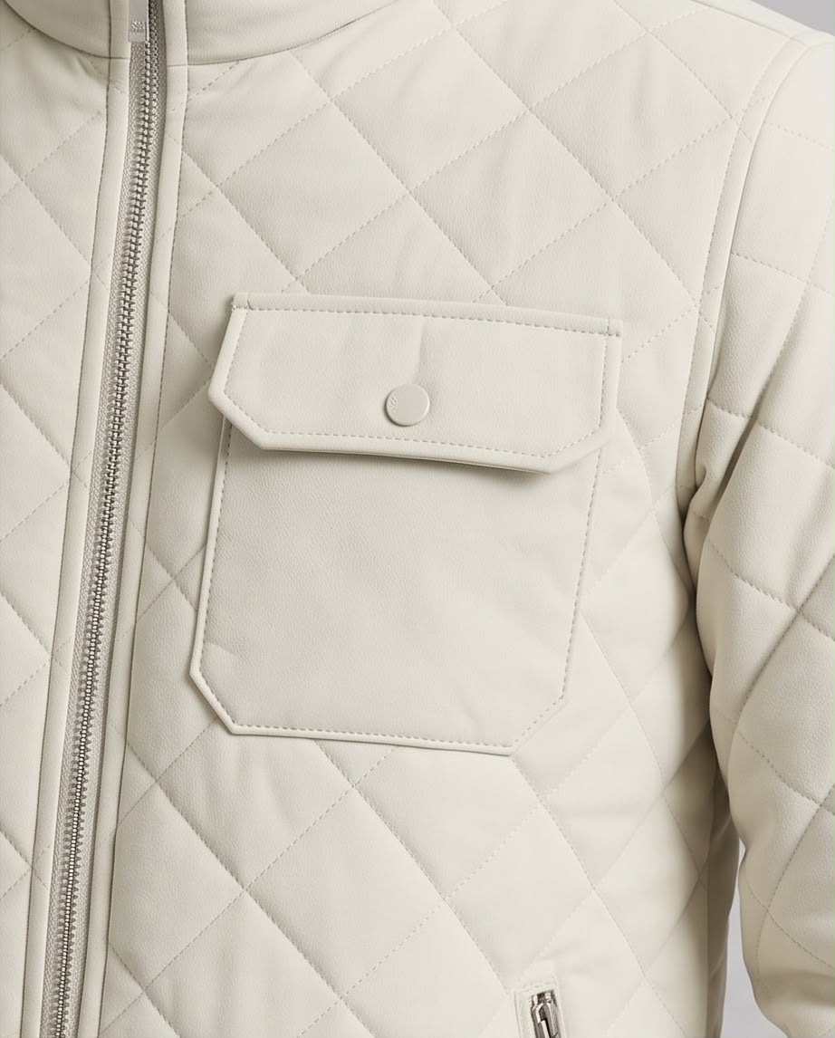 2H #88211 Cream Casual Jacket