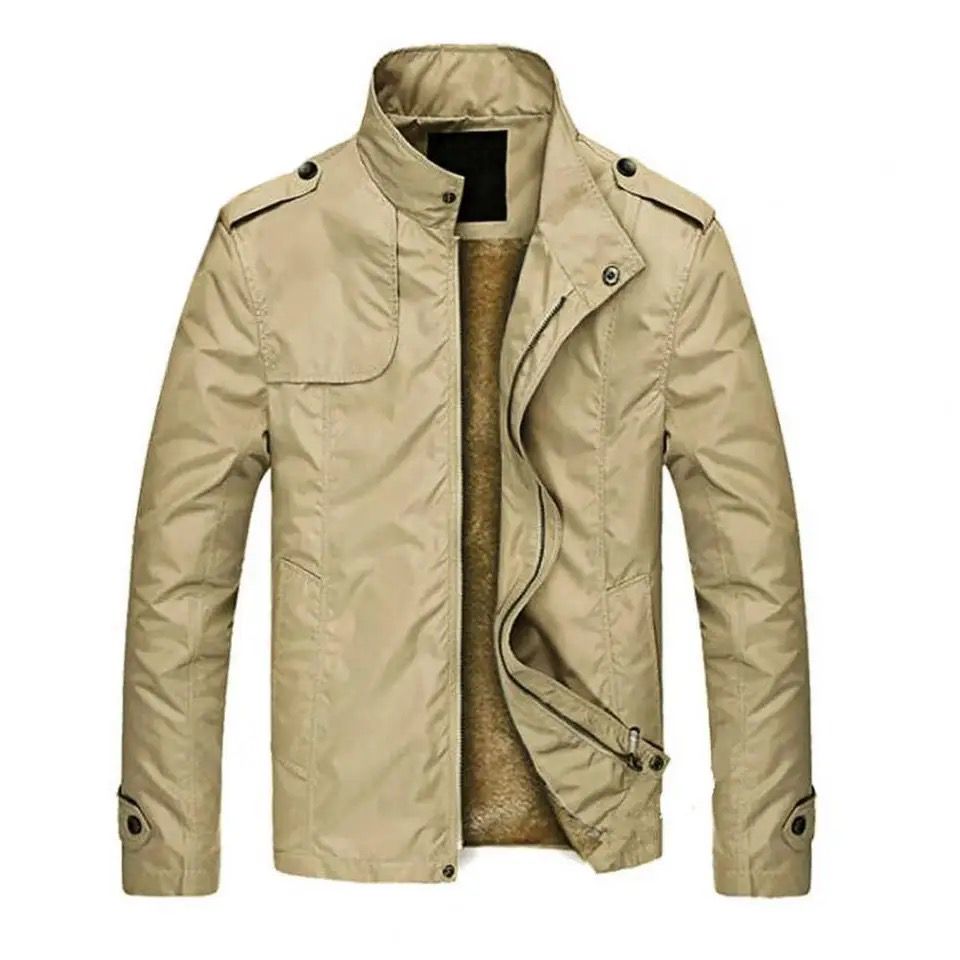 2H Inside Fur Waterproof Beige Jacket