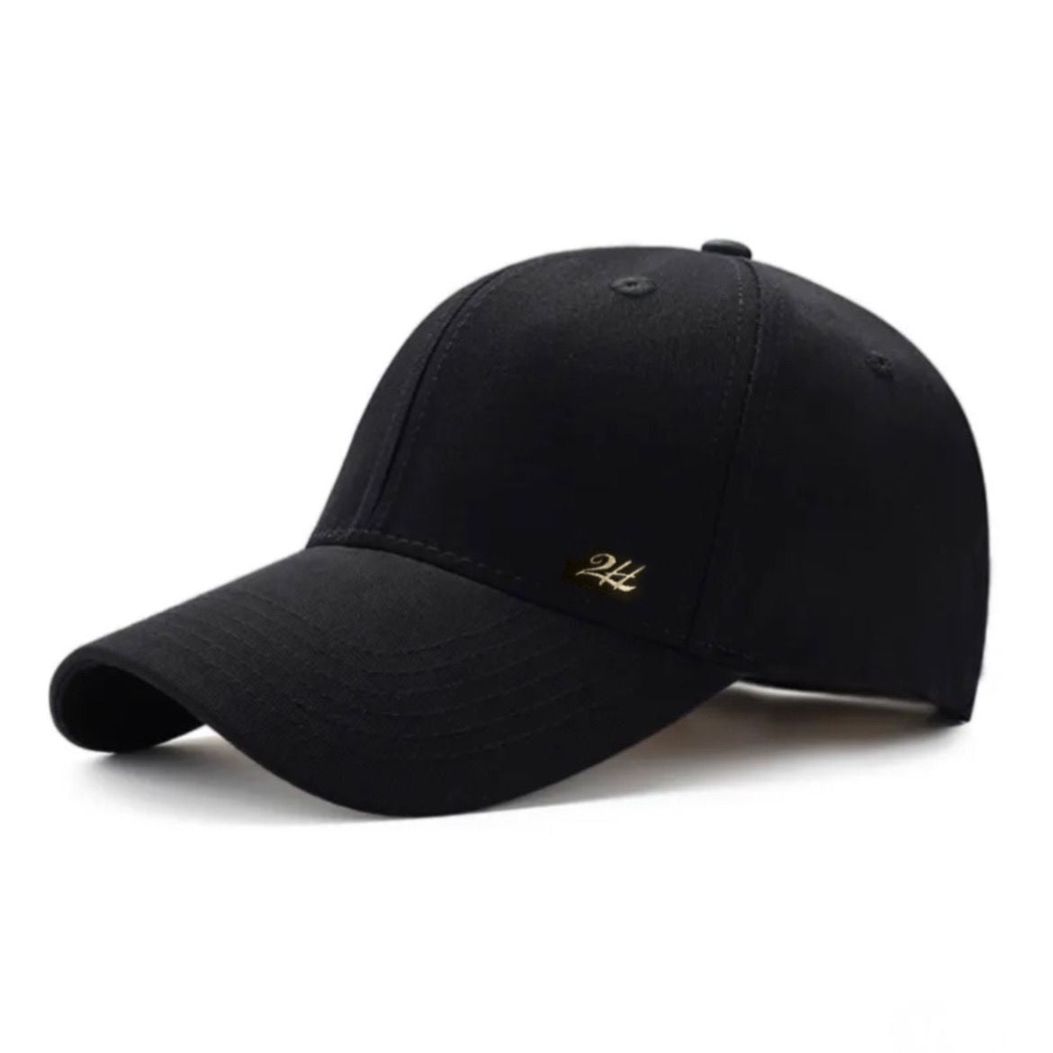 2H Cotton Canvas Black Cap
