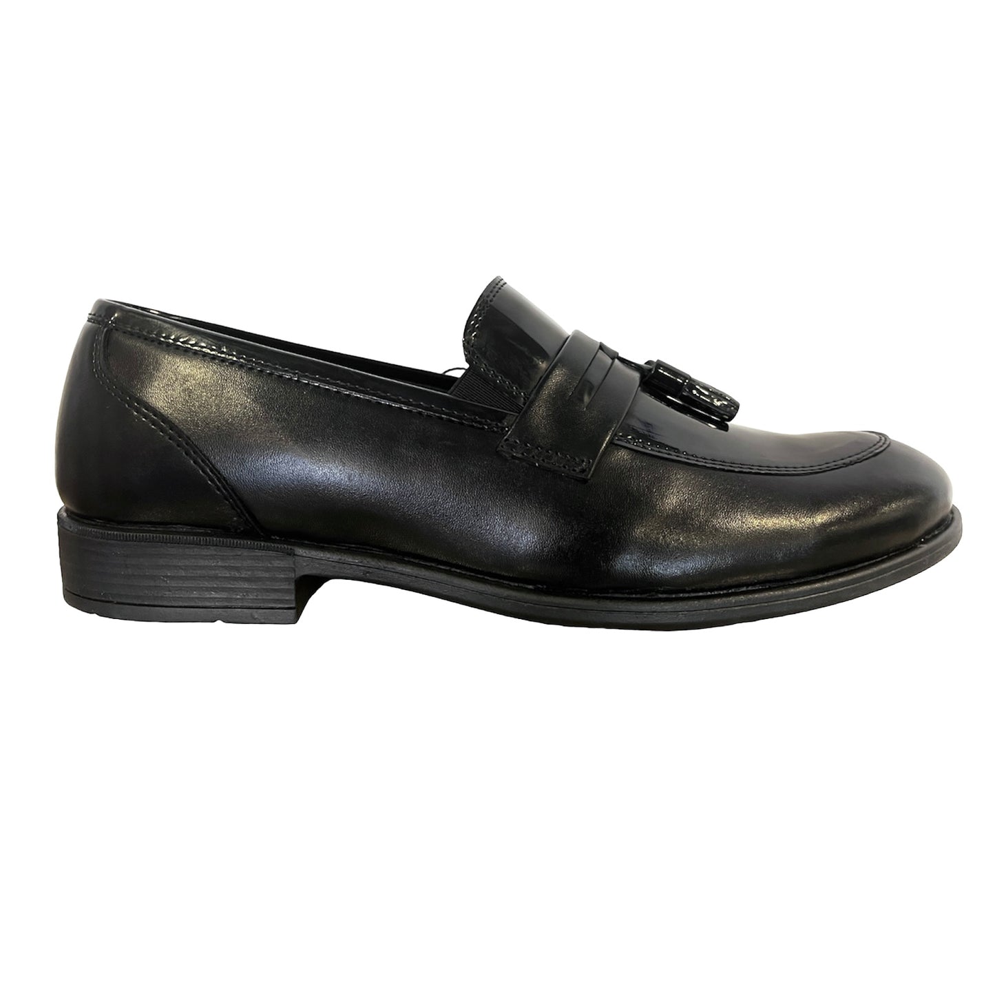 2H #9530 Shiny Black Classic Shoes