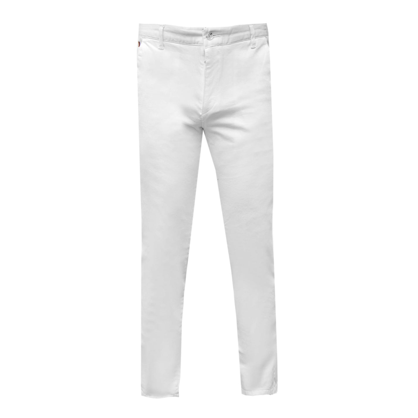2H White Twill Chinos Pant
