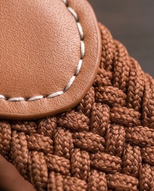 2H Brown Elastic Belt
