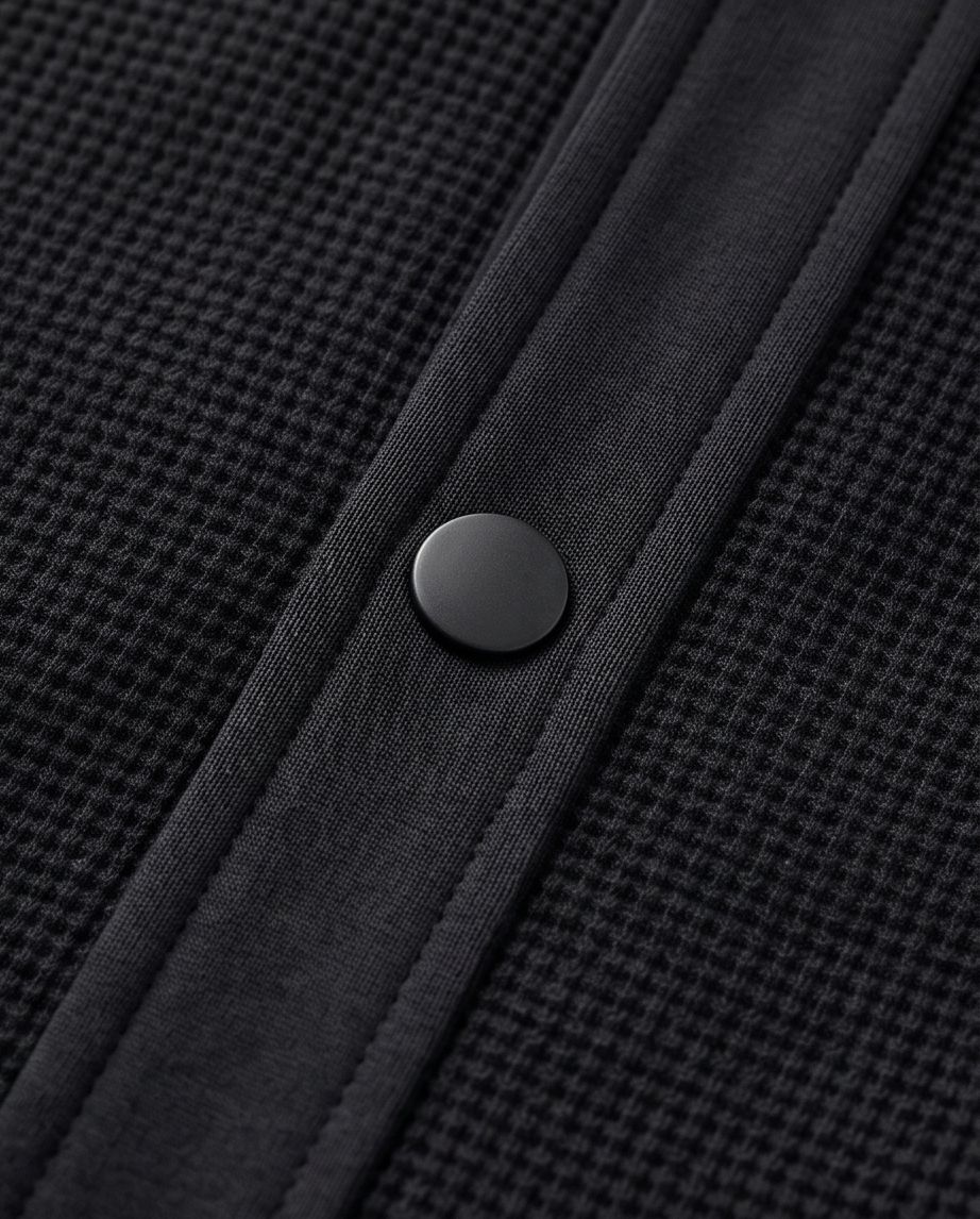 2H #2366 Black Embossed Casual Jacket