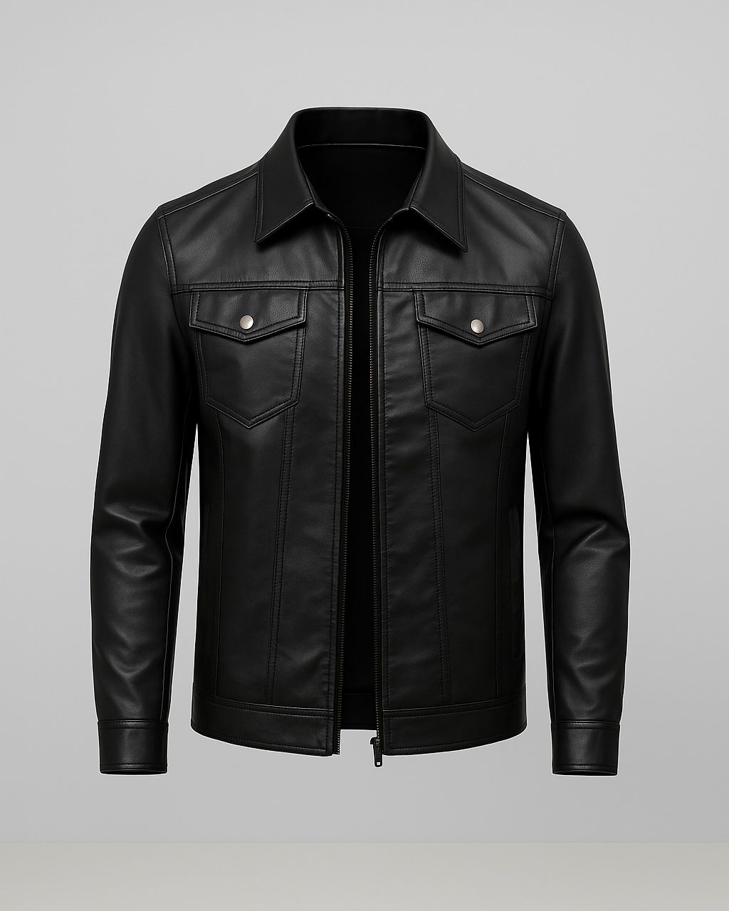 2H #901 Black Leather Jacket