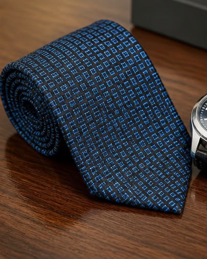 2H Navy Necktie