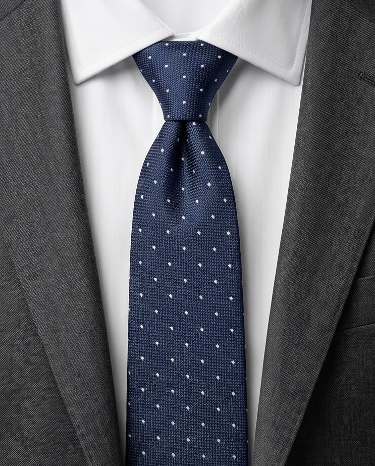 2H Navy Necktie