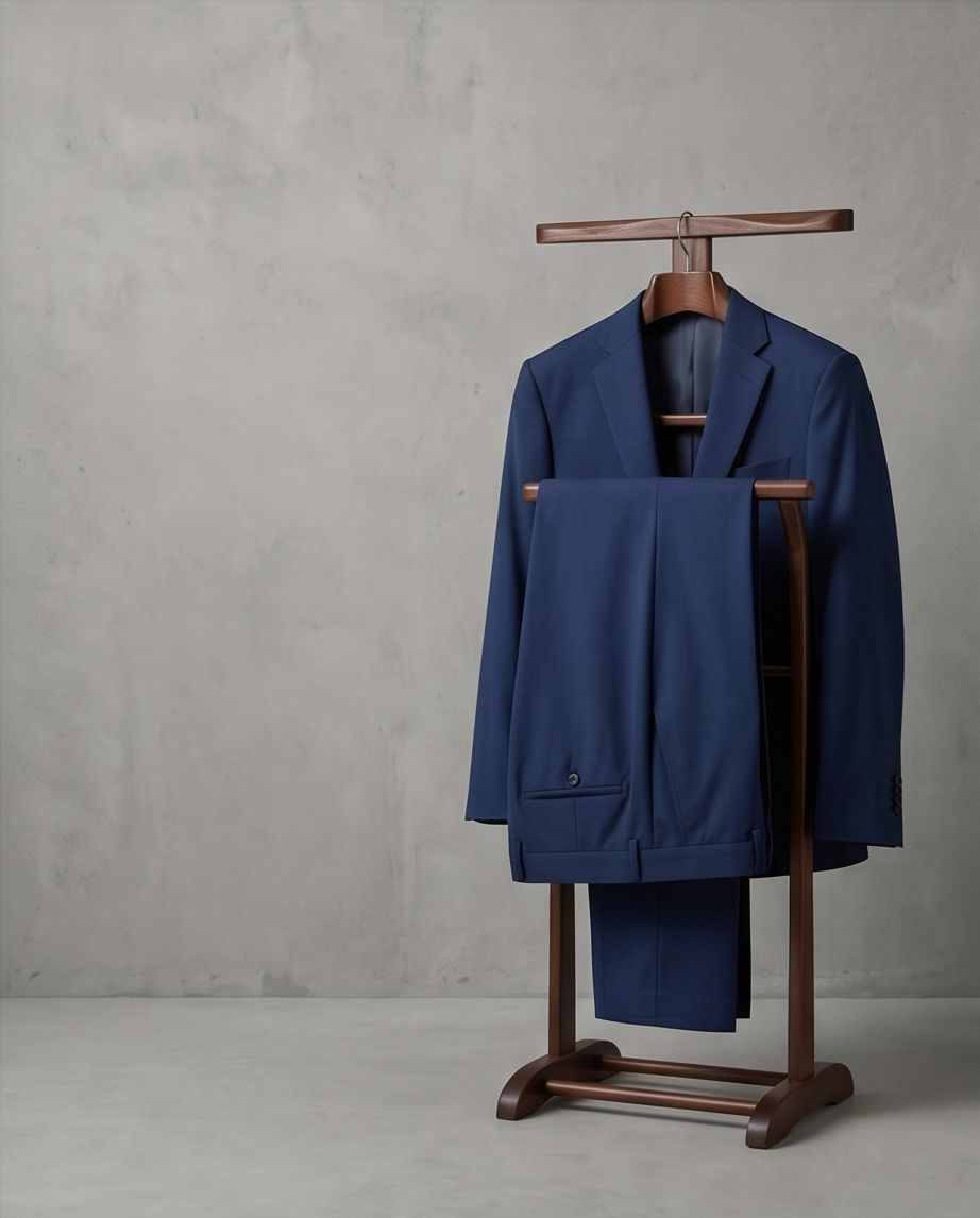 2H #002-1011-30 Navy Blue Formal suit