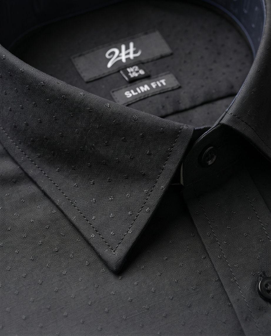 2H #180725 Black printed Shirt