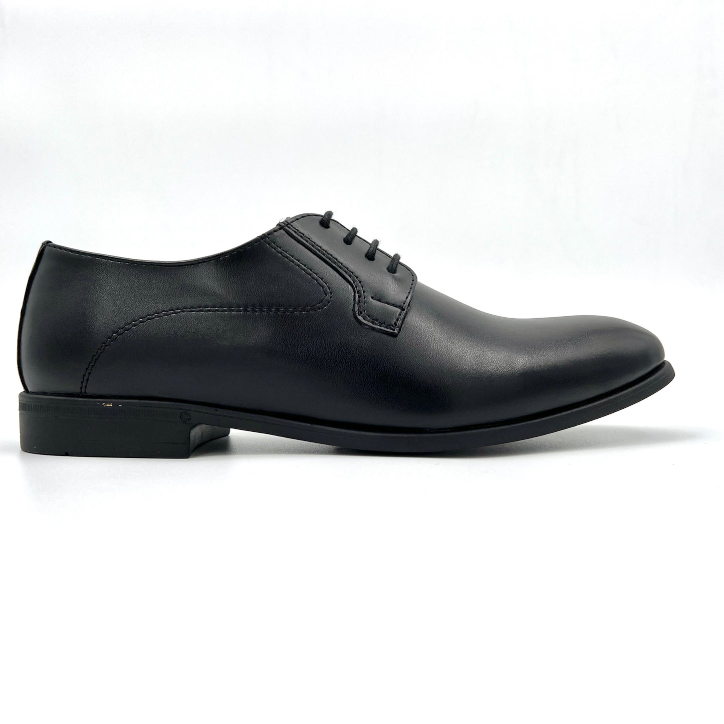 2H #969 Black plain Classic Shoes