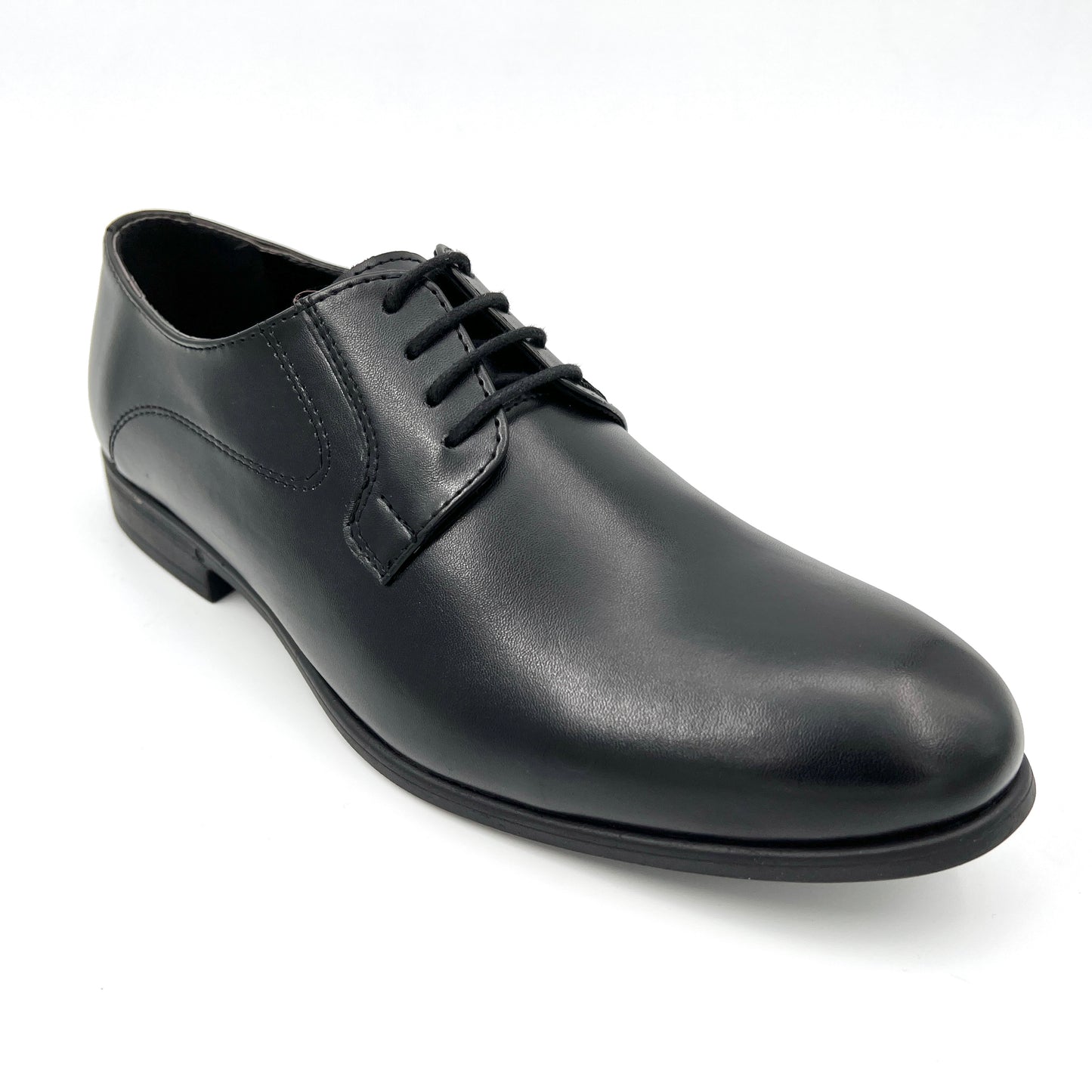 2H #969 Black plain Classic Shoes