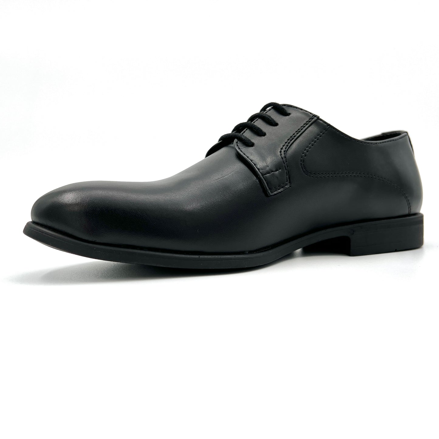 2H #969 Black plain Classic Shoes