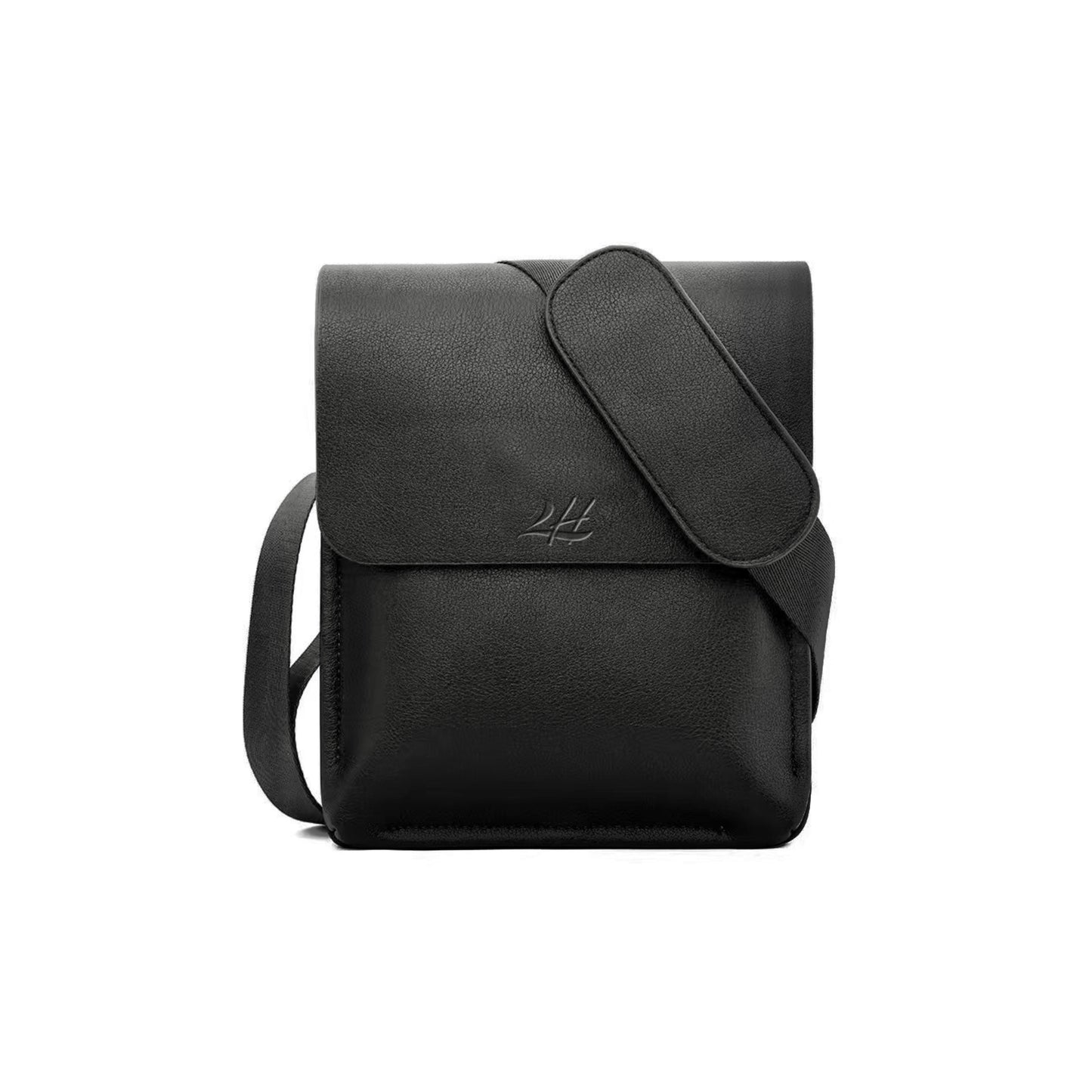 2H #1001-1 Black Shoulder messenger bag