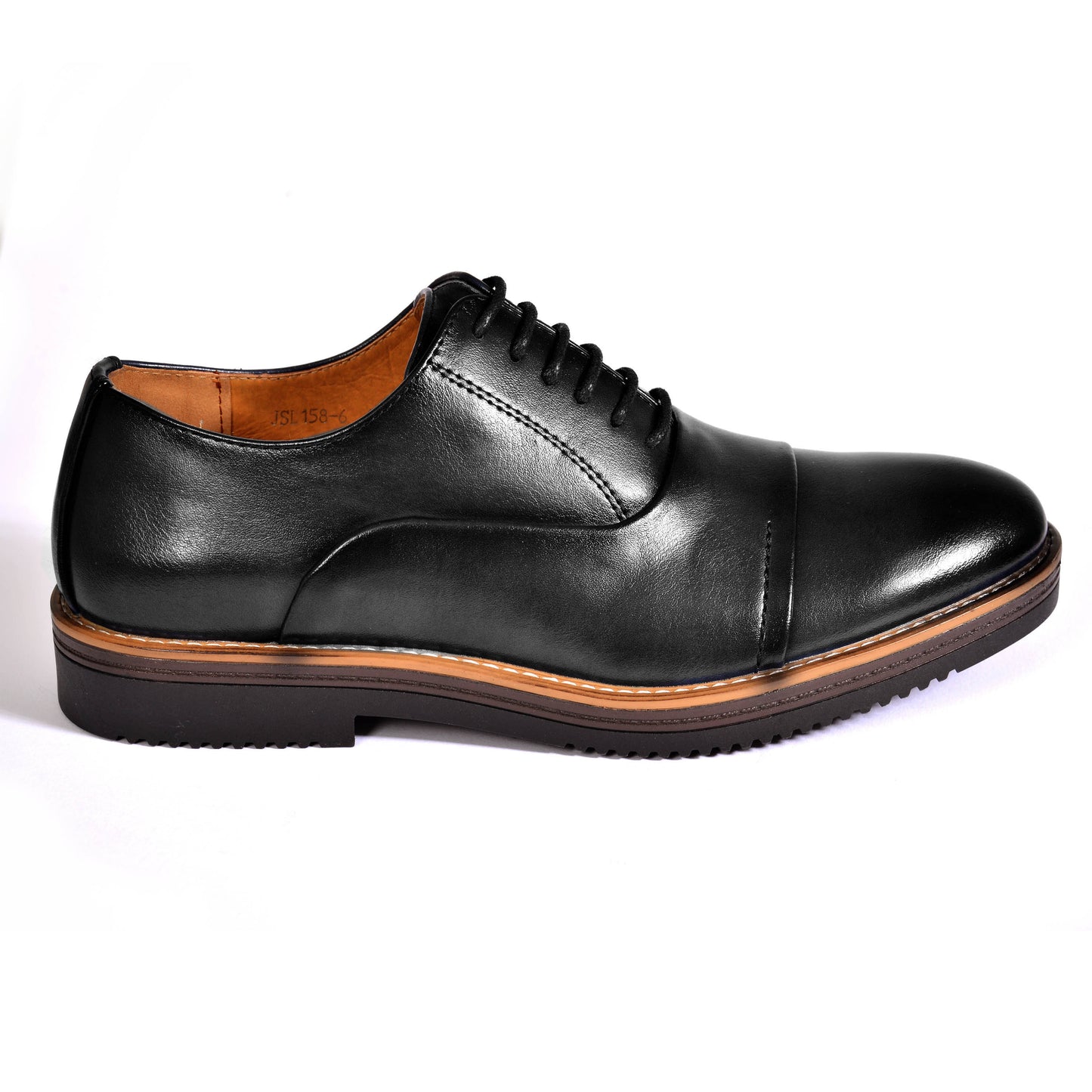 2H #158-6 Black Classic Shoes