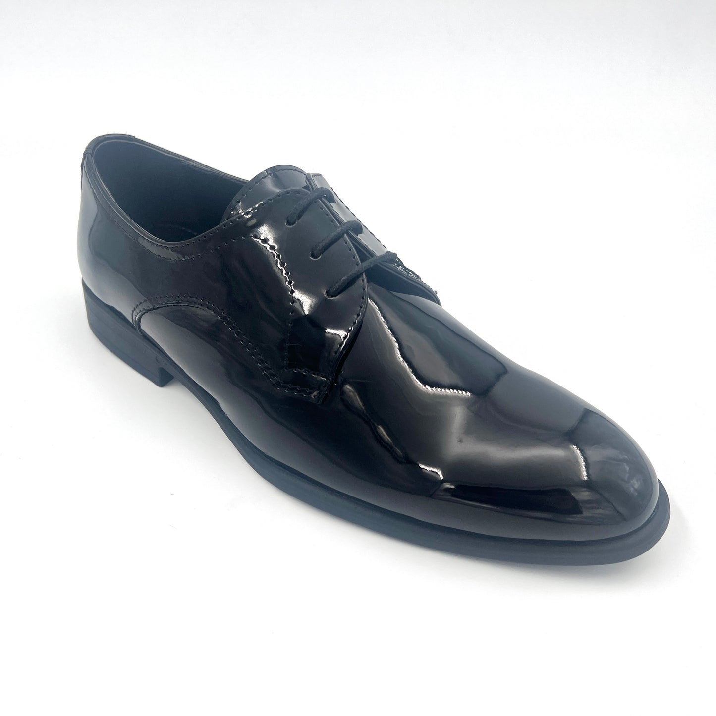 2H Black Shine Classic Shoes