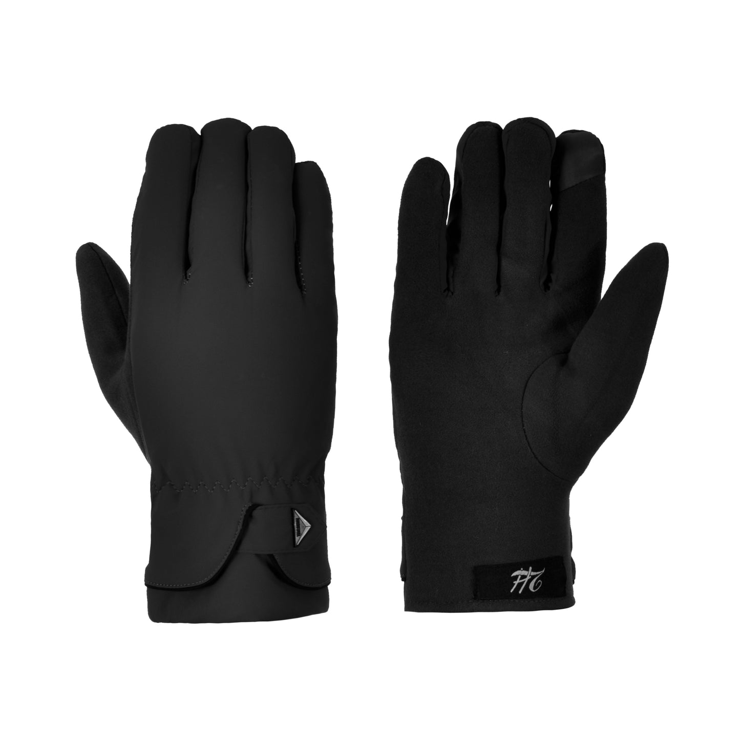2H Black Waterproof Gloves
