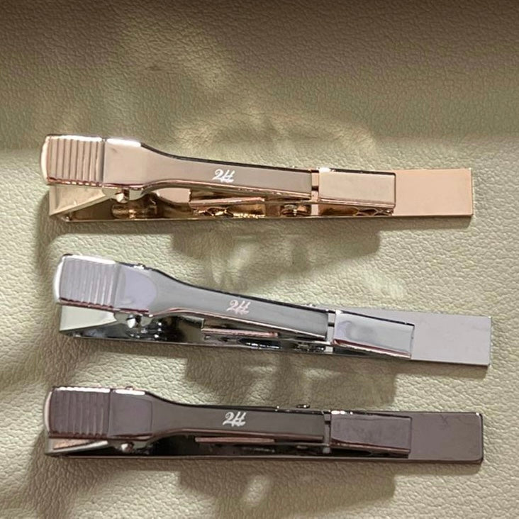 2H Gold Necktie Pins