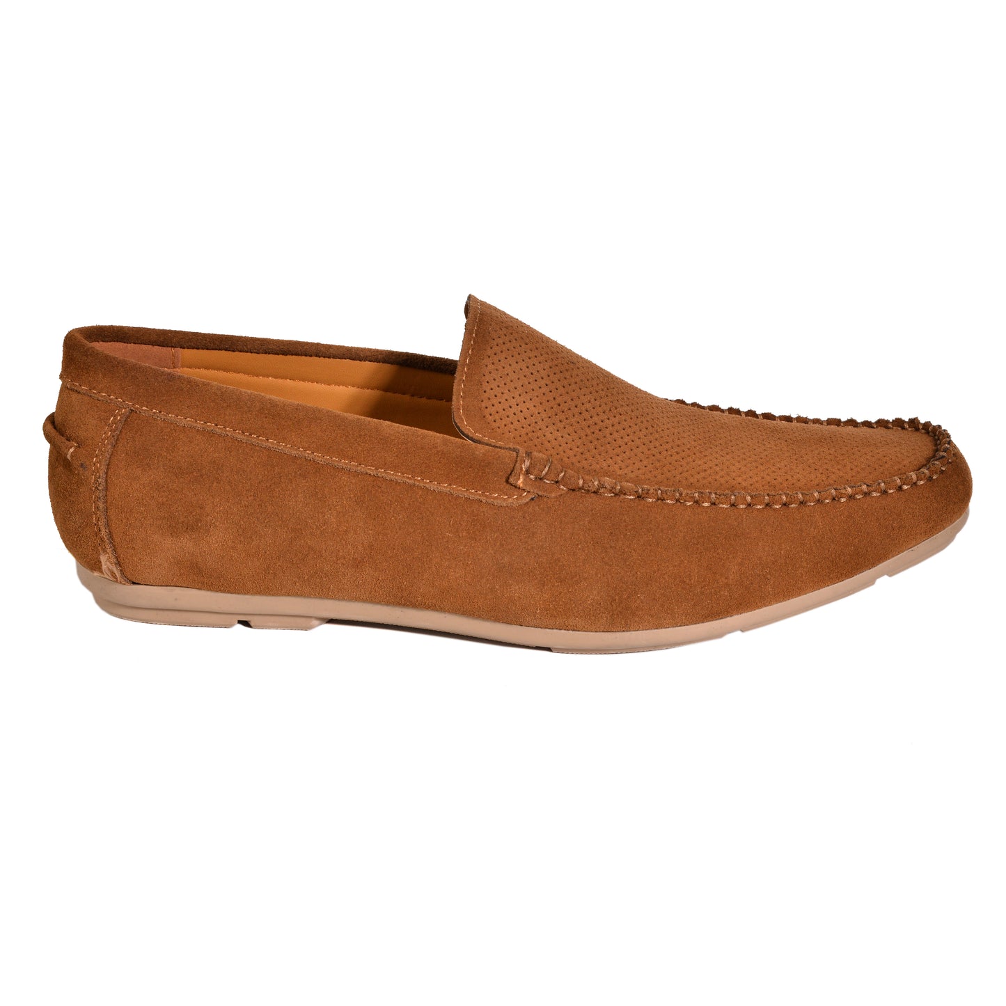 2H #JX20-1 Havane Chamois Texture Loafer Moccasin
