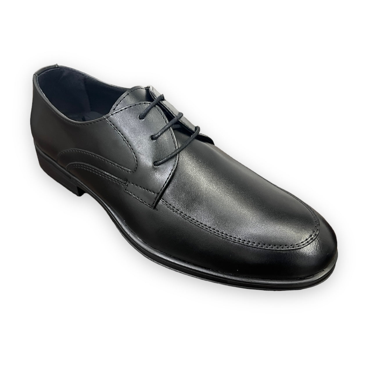 2H #929 Black plain Classic Shoes