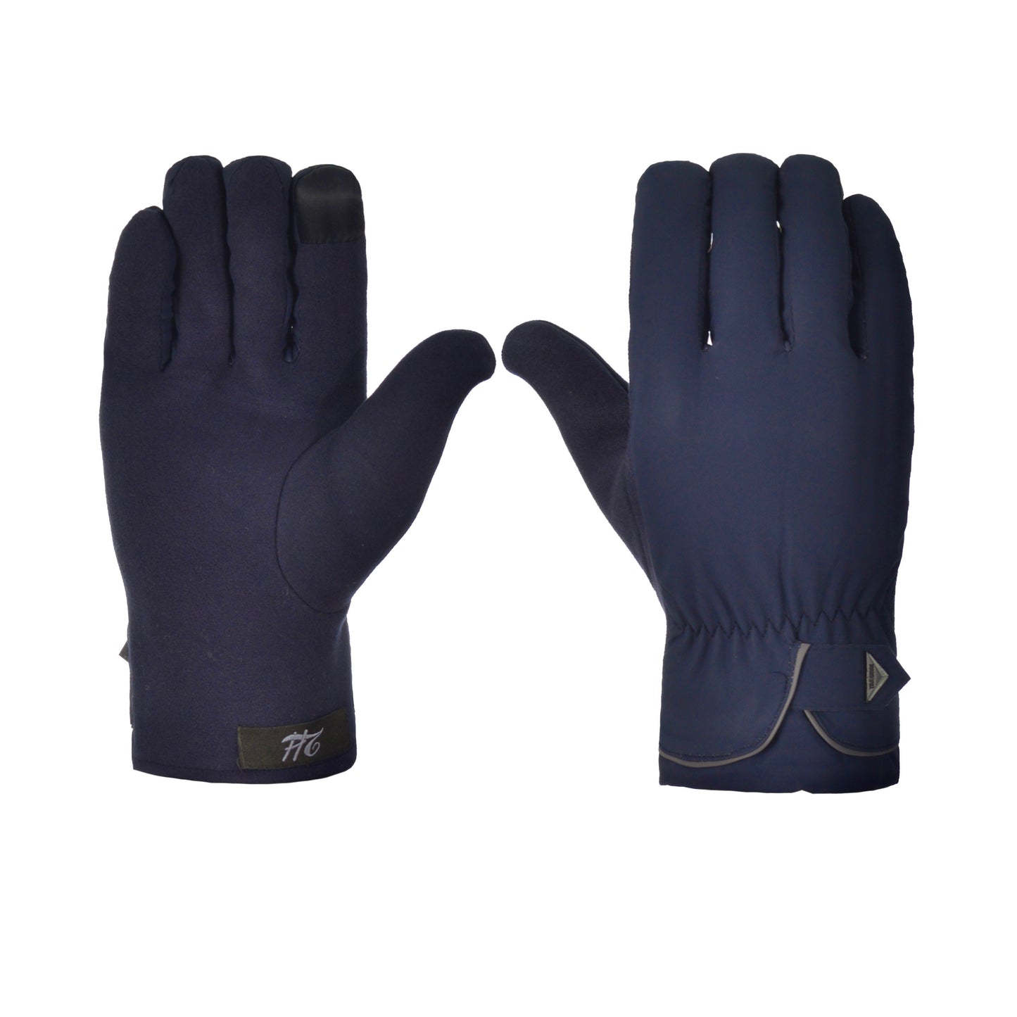 2H Navy Waterproof Gloves