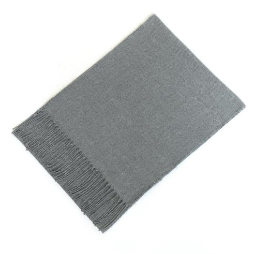 2H Plain Gray Scarf
